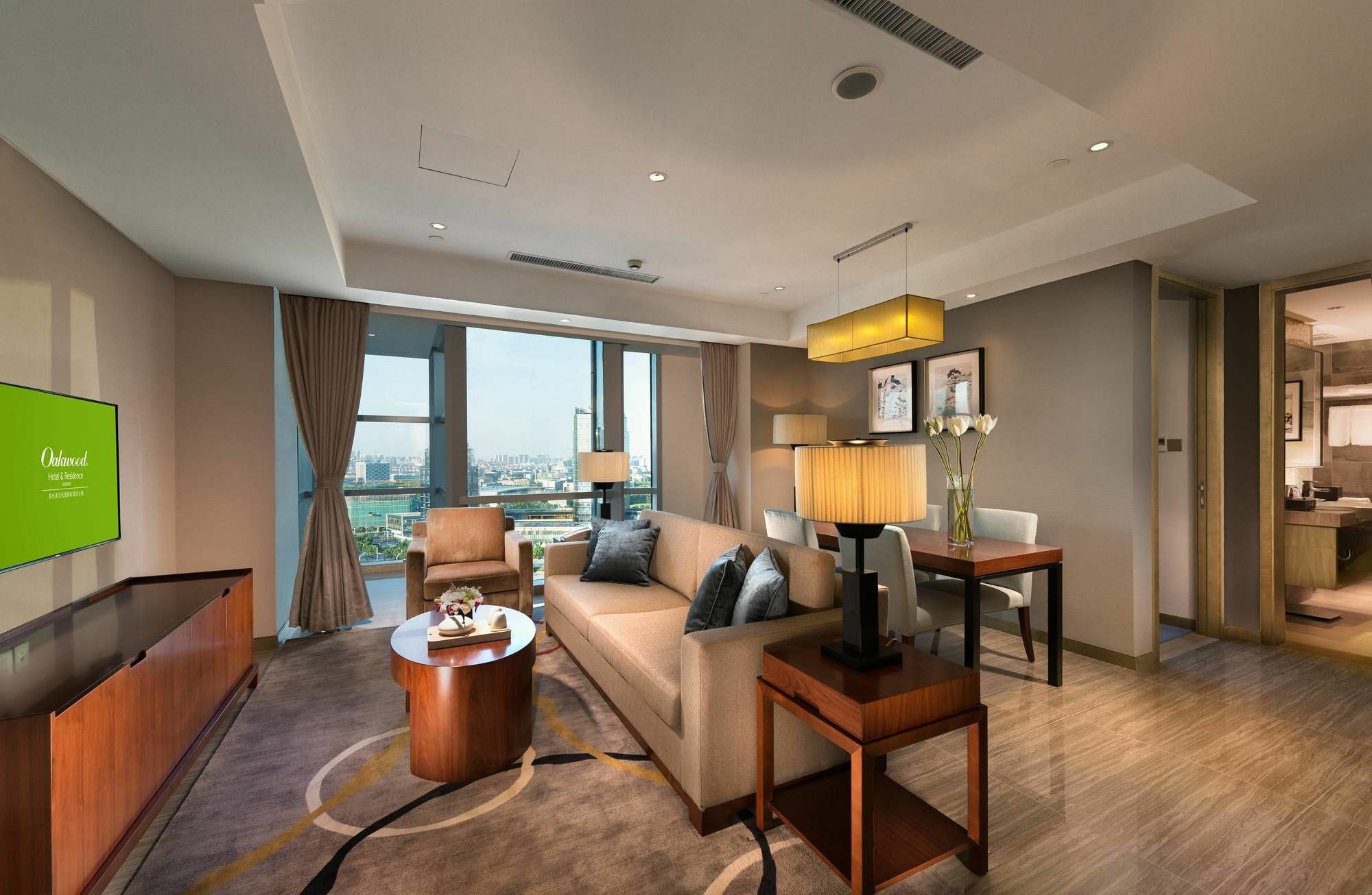 Oakwood Hotel & Residence Suzhou Su-čou Exteriér fotografie
